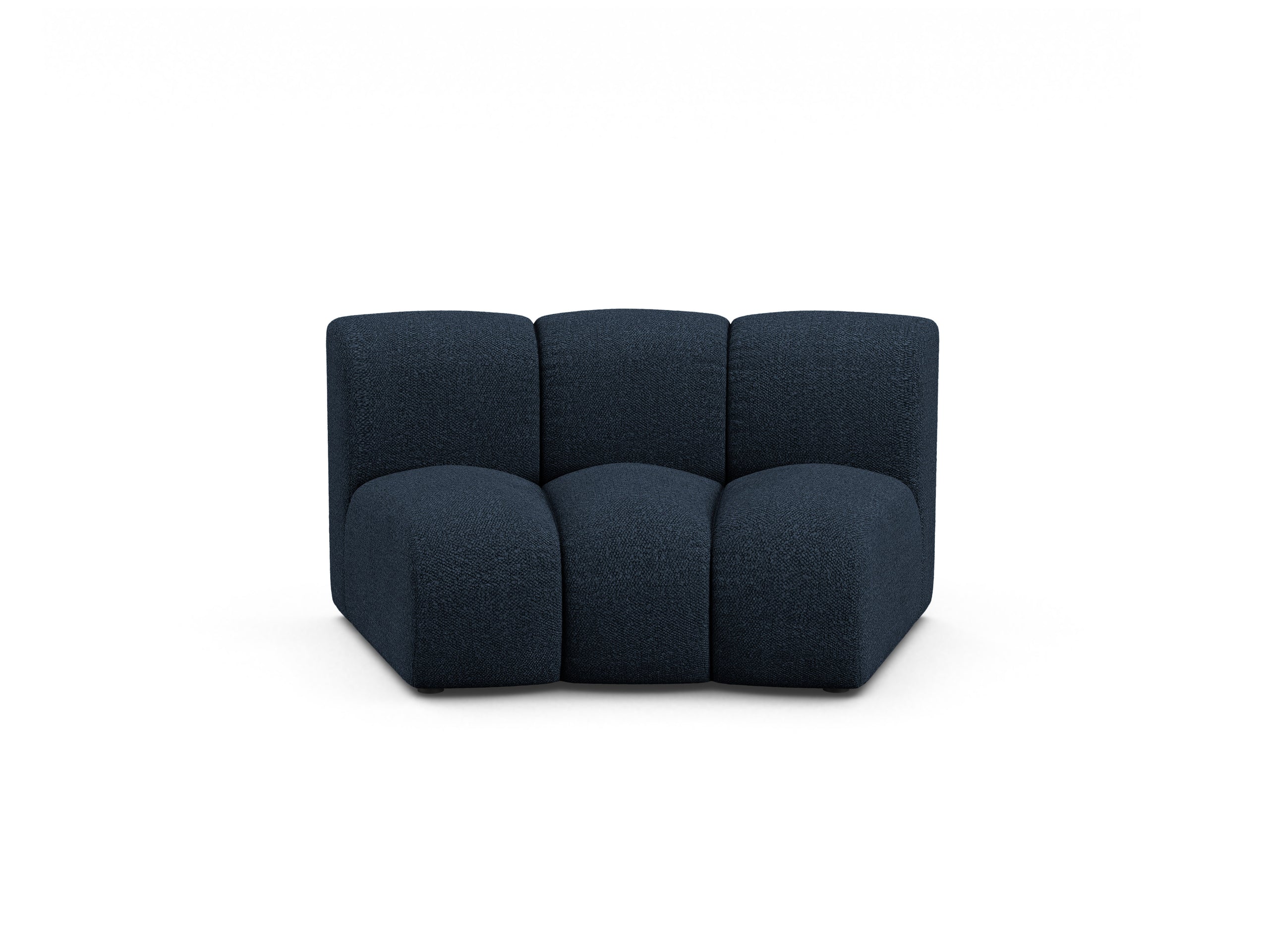 Micadoni Lupine modul sedačky bez podrúčok 154 × 95 cm - Buklé Baloo (Bal2088) - Tmavomodrá