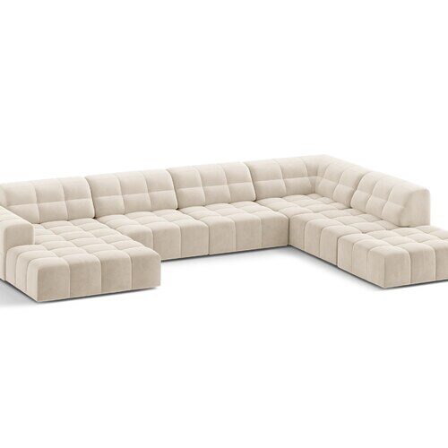 Micadoni Jennifer panoramatická sedačka 375 × 263 cm - Materiál nôh: plast
