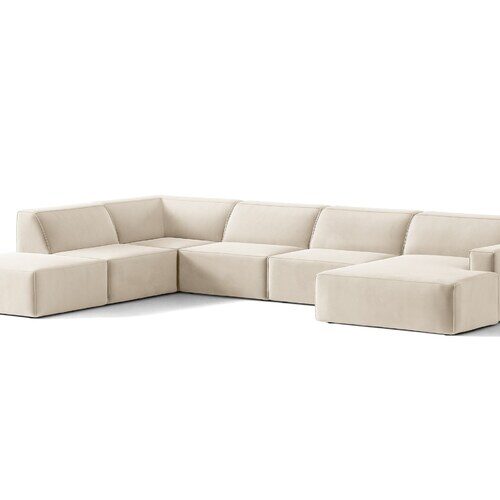 Micadoni Jodie panoramatická sedačka 361 × 258 cm - Materiál nôh: plast