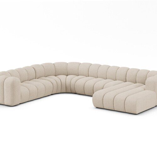 Micadoni Lupine panoramatická sedačka 370 × 280 cm - Materiál nôh: plast