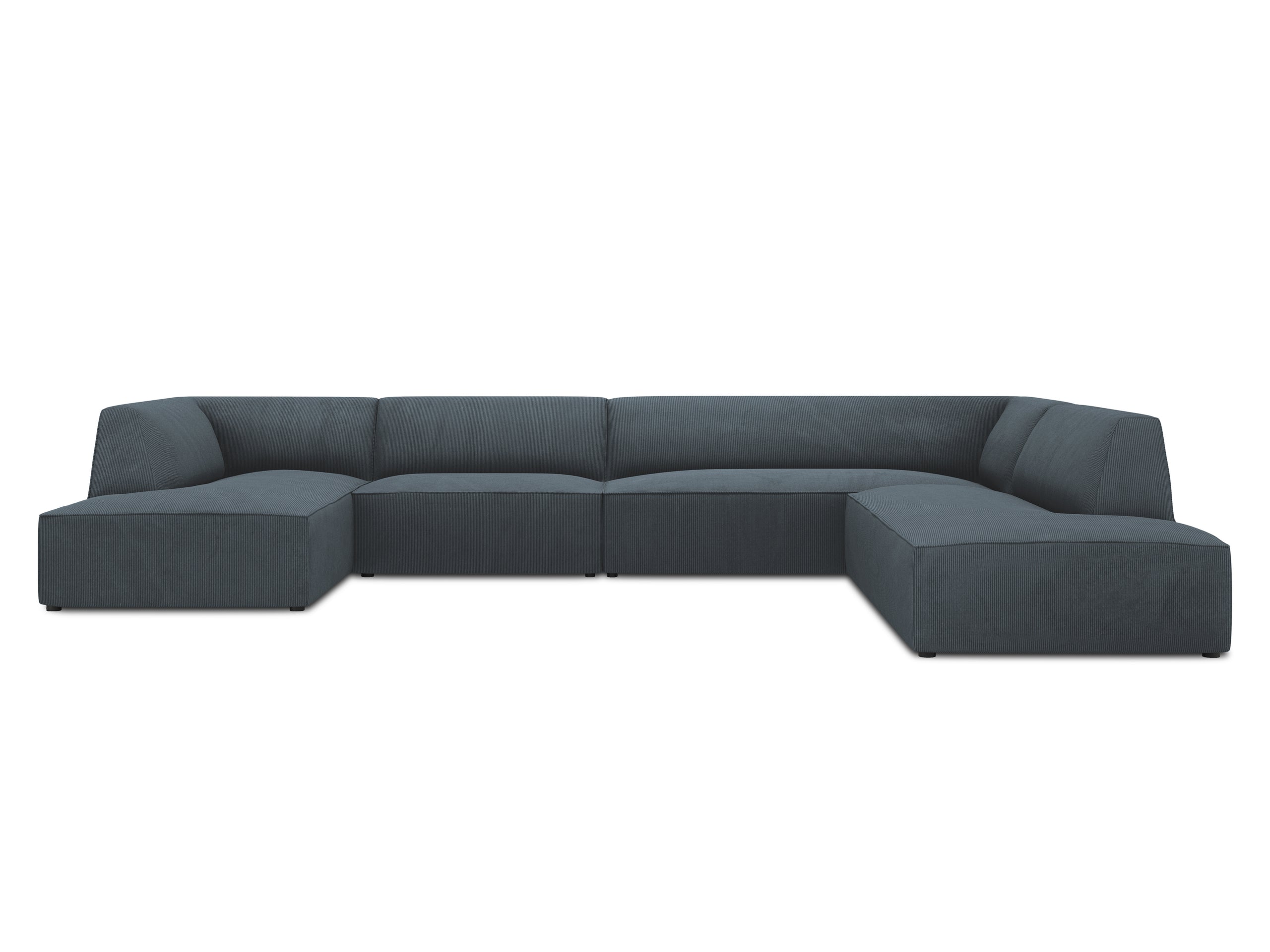 Micadoni Ruby panoramatická sedačka 366 × 273 cm - Menčester Scala (Scaoce) - Modrá - Pravé prevedenie