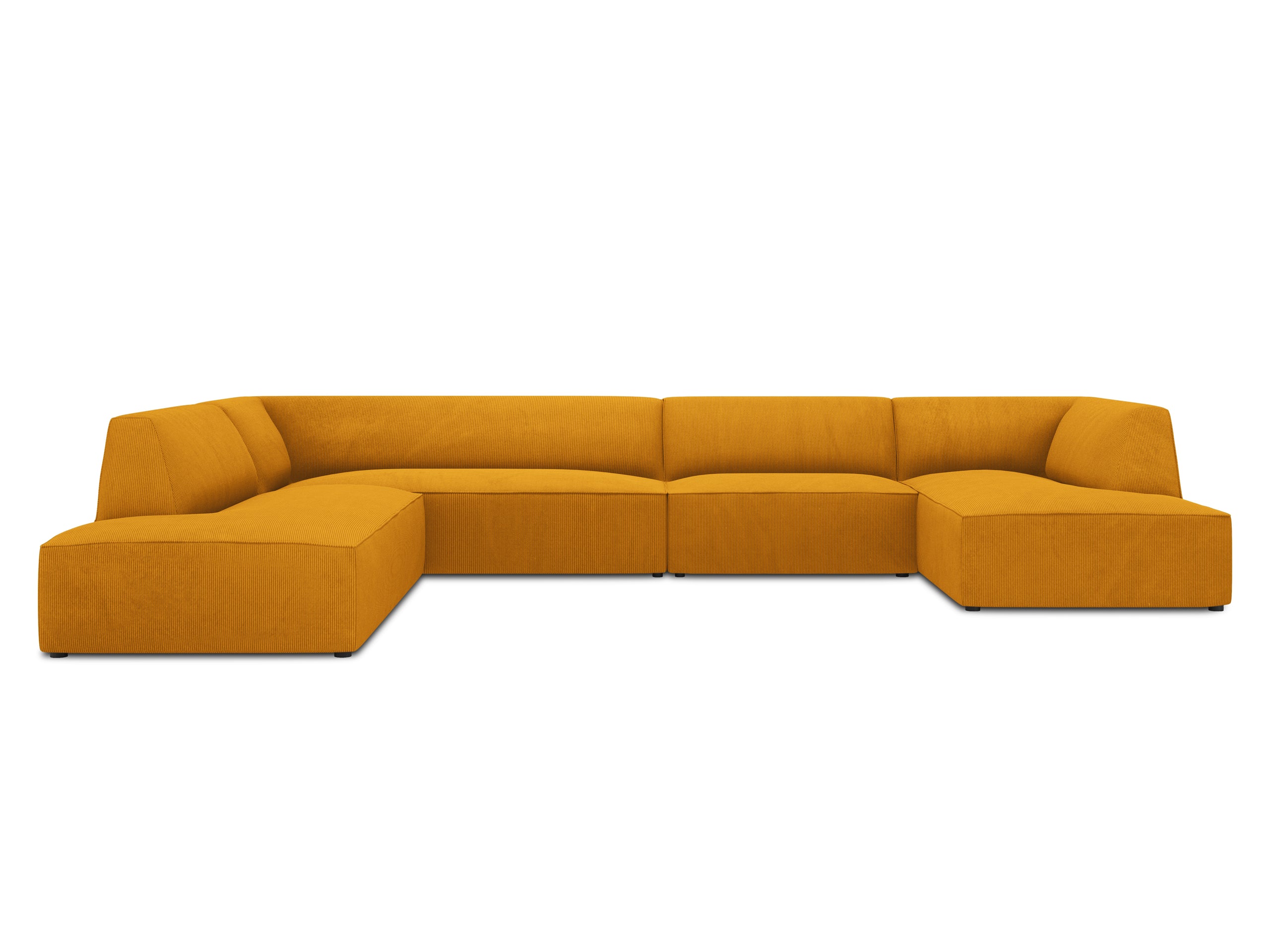 Micadoni Ruby panoramatická sedačka 366 × 273 cm - Menčester Scala (Scamos) - Žltá - Ľavé prevedenie