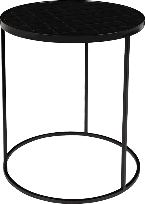 Zuiver Glazed príručný stolík - Čierna