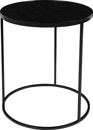 Zuiver Glazed príručný stolík - Čierna
