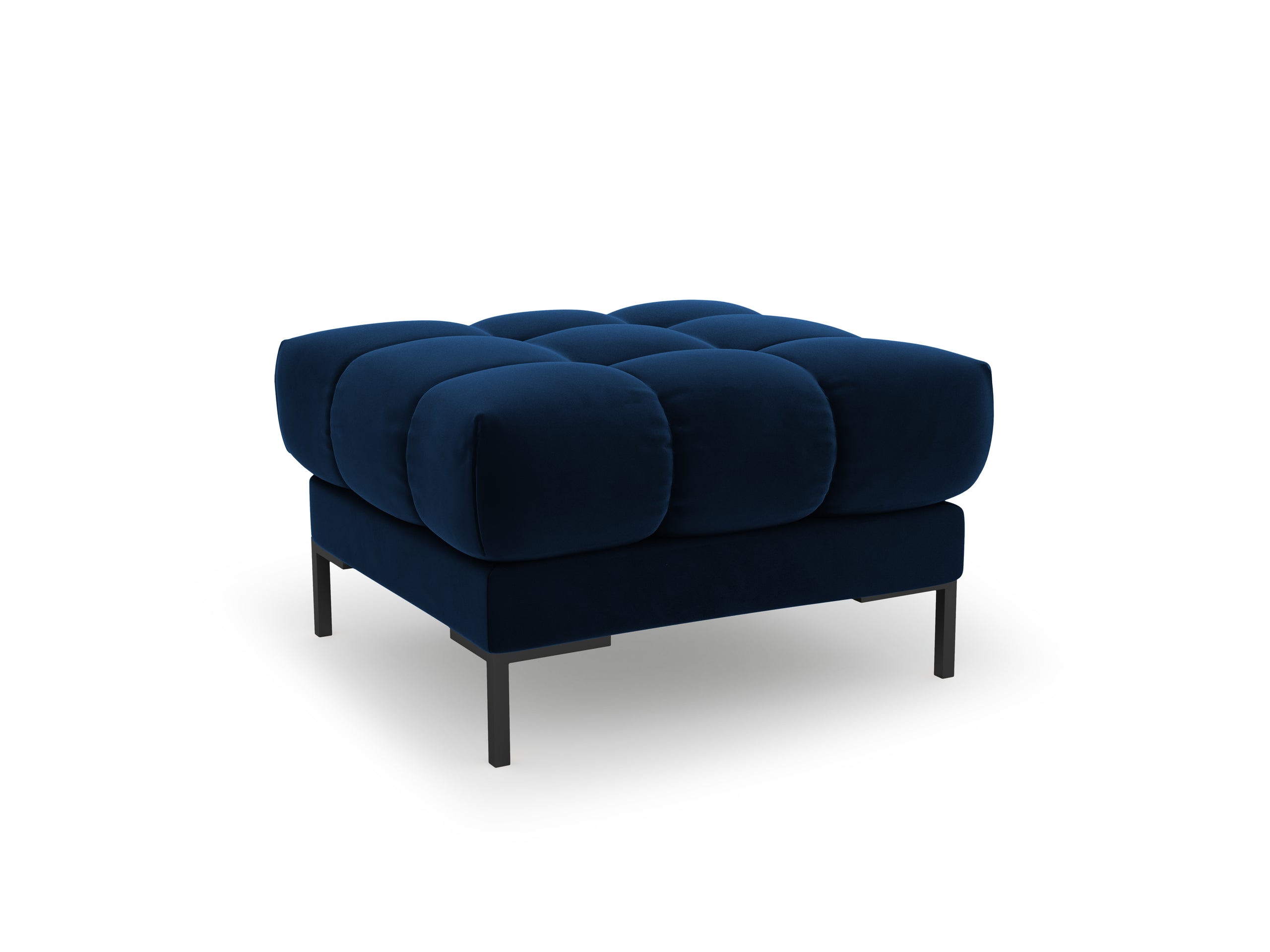 Micadoni Mamaia taburetka 60 × 60 cm - Zamat Bluvel (Blu86) - Kráľovská modrá