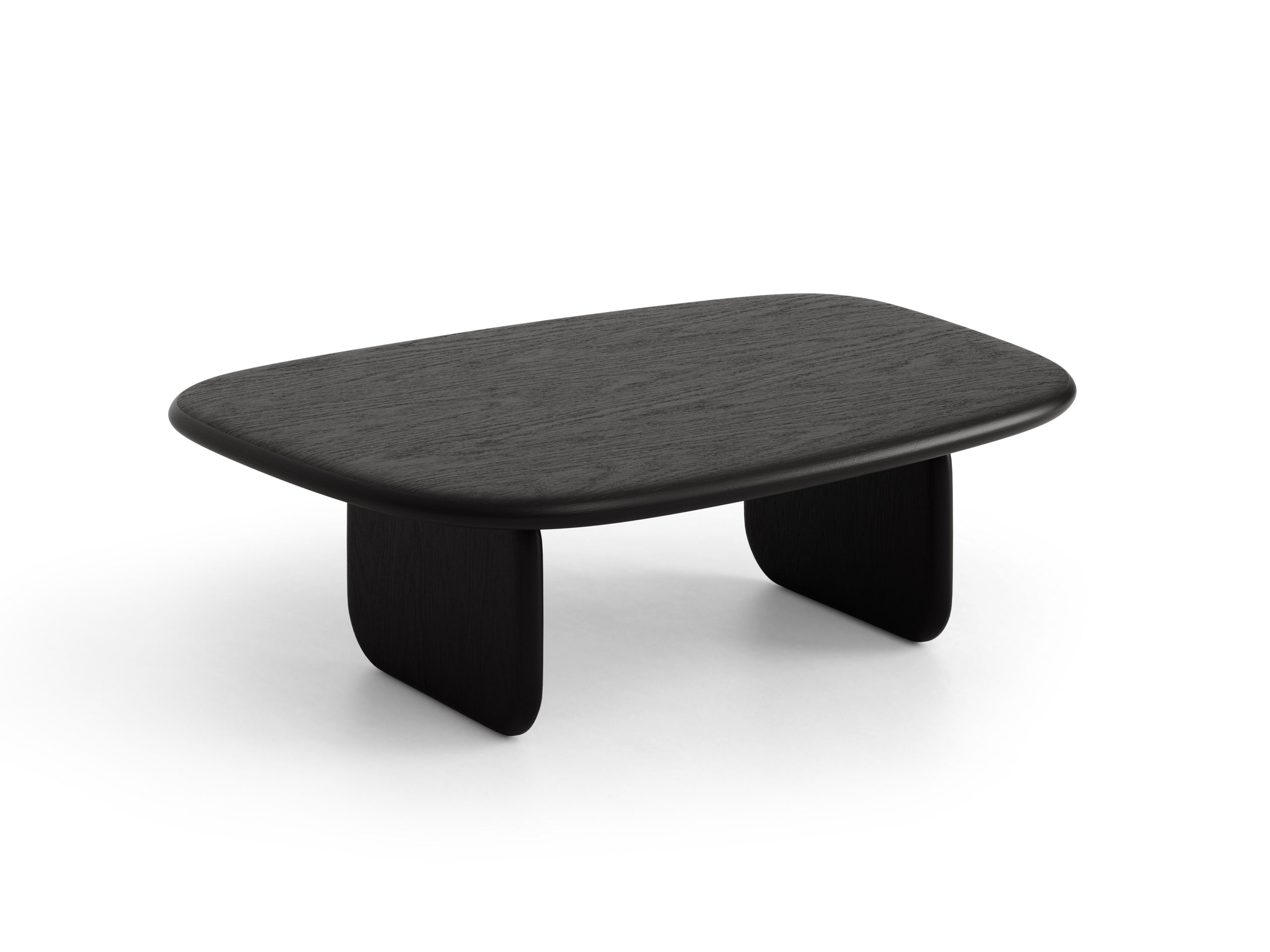 Micadoni Lana konferenčný stolík 110 × 80 × 35 cm - Drevo - ČIERNY DUB - 110 × 80 × 35 cm