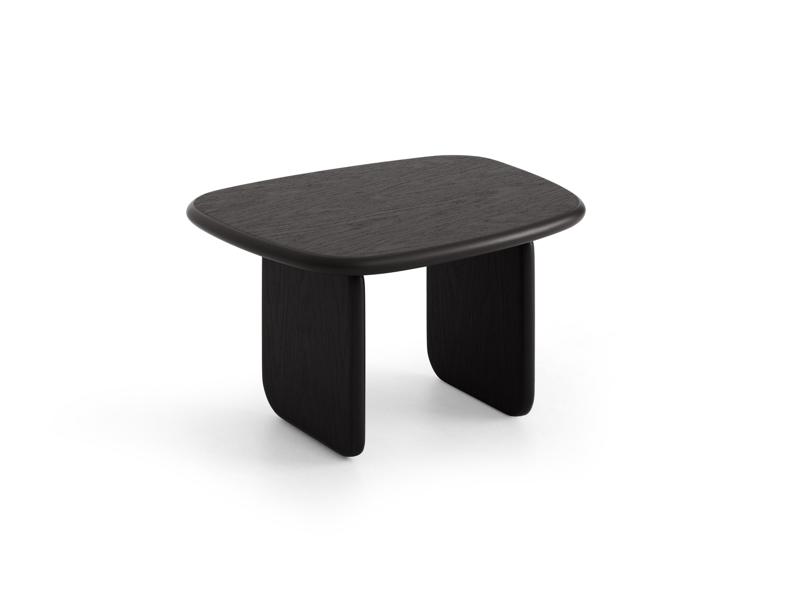Micadoni Lana konferenčný stolík 75 × 60 × 42 cm - Drevo - ČIERNY DUB - 75 × 60 × 42 cm