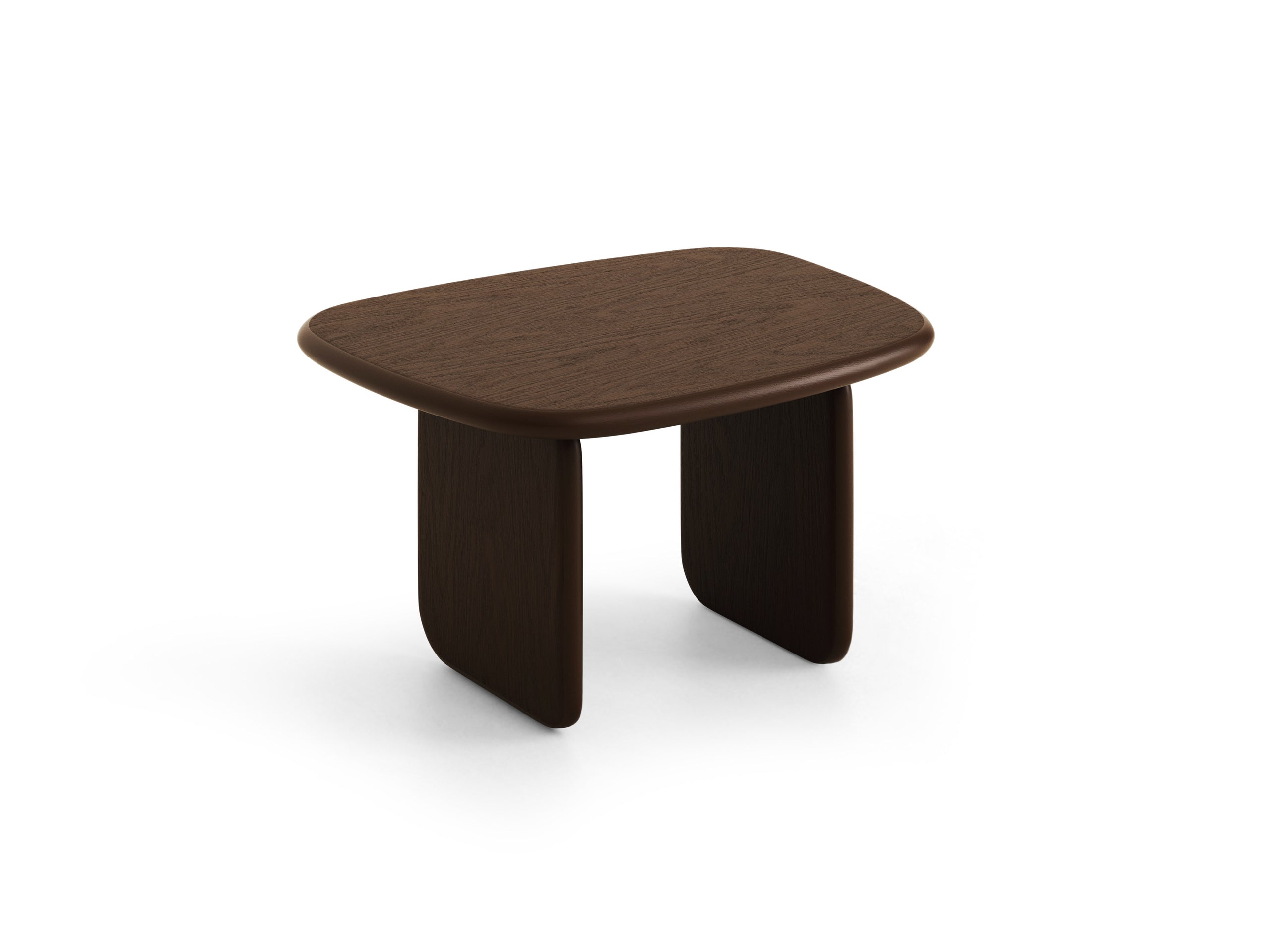Micadoni Lana konferenčný stolík 75 × 60 × 42 cm - Drevo - DUB V ORECHOVOM ODTIENI - 75 × 60 × 42 cm
