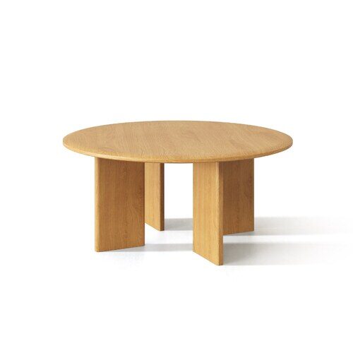 Micadoni Charlotte konferenčný stolík 90 × 90 × 40 cm - Materiál: drevo