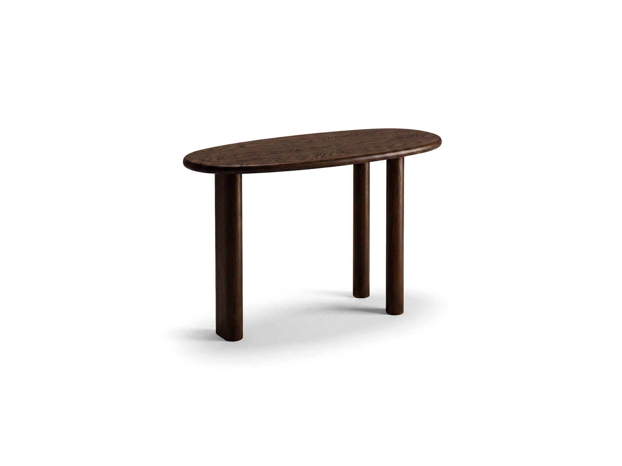 Micadoni Izzie konzolový stolík 120 × 50 × 76 cm - Drevo - DUB V ORECHOVOM ODTIENI - 120 × 50 × 76 cm