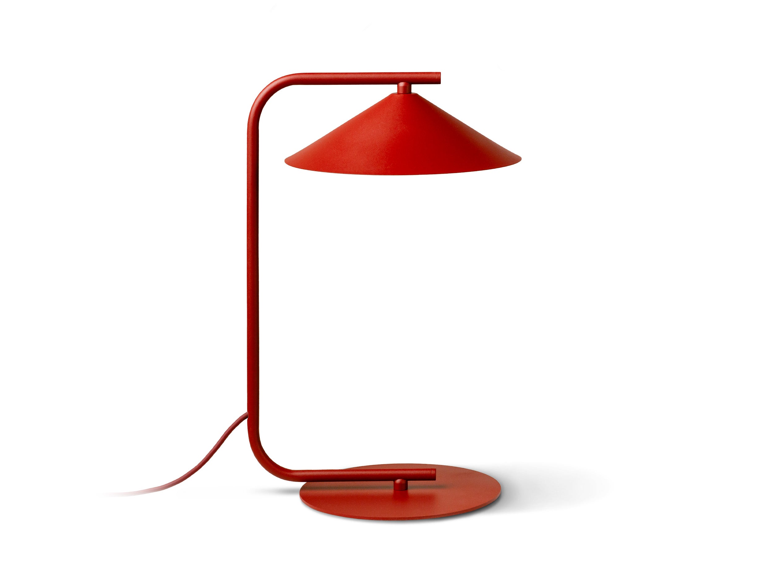 Micadoni Nocte stolová lampa 1× GX53 27 × 23 × 42 cm - Kov (Met brg) - BORDOVÁ - 27 × 23 × 42 cm