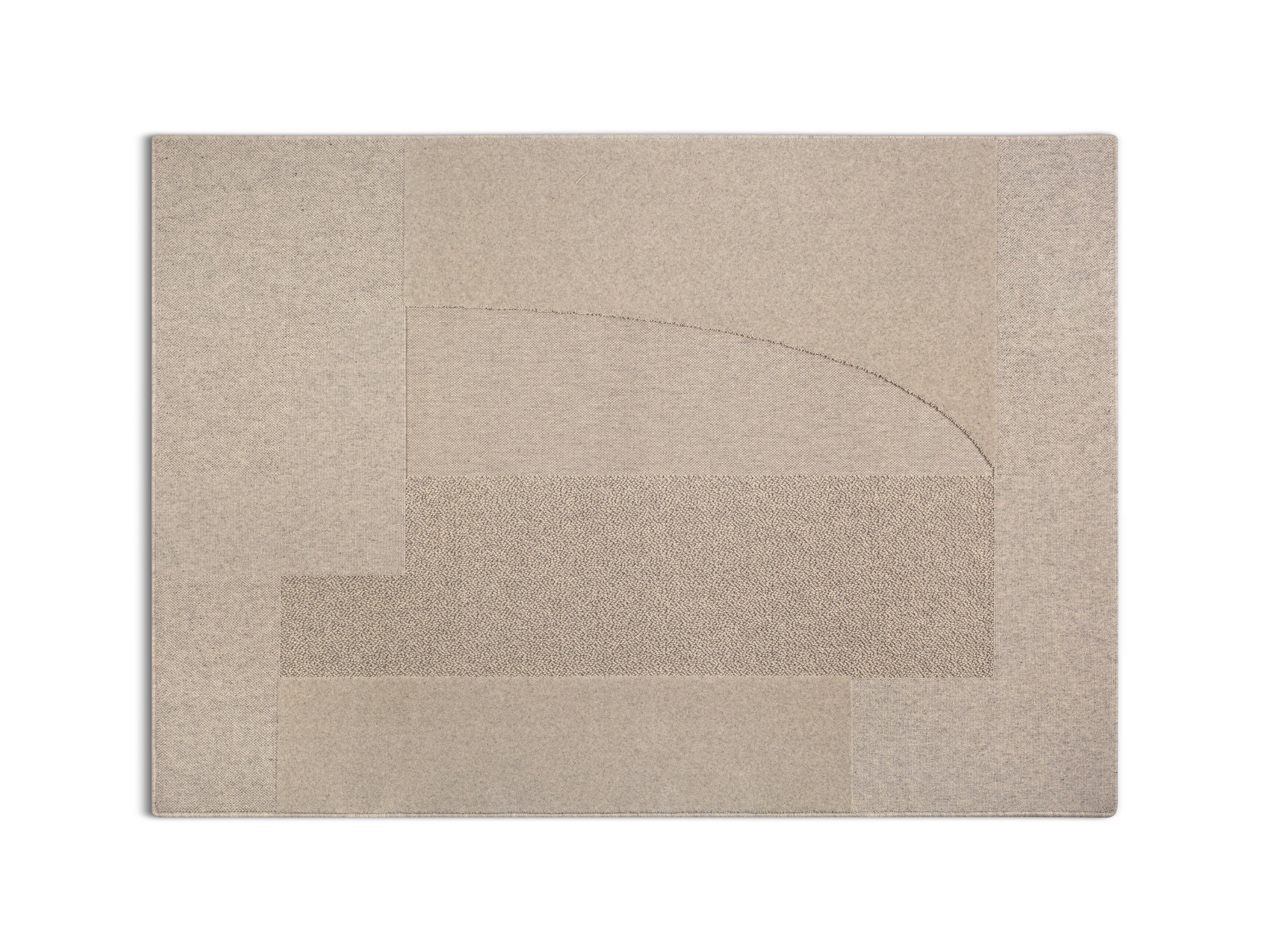 Micadoni Constructo koberec - Vlna (W lg) - SVETLOSIVÁ - 200 × 300 cm