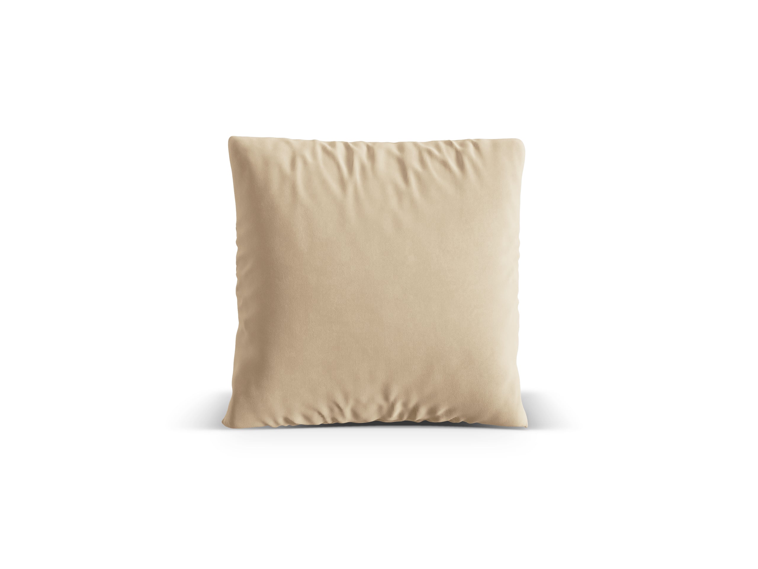 Micadoni Nuria dekoratívny vankúš 70 × 70 × 15 cm - Zamat Paris Beige (Paribei) - TELOVÁ - 50 × 50 × 19 cm