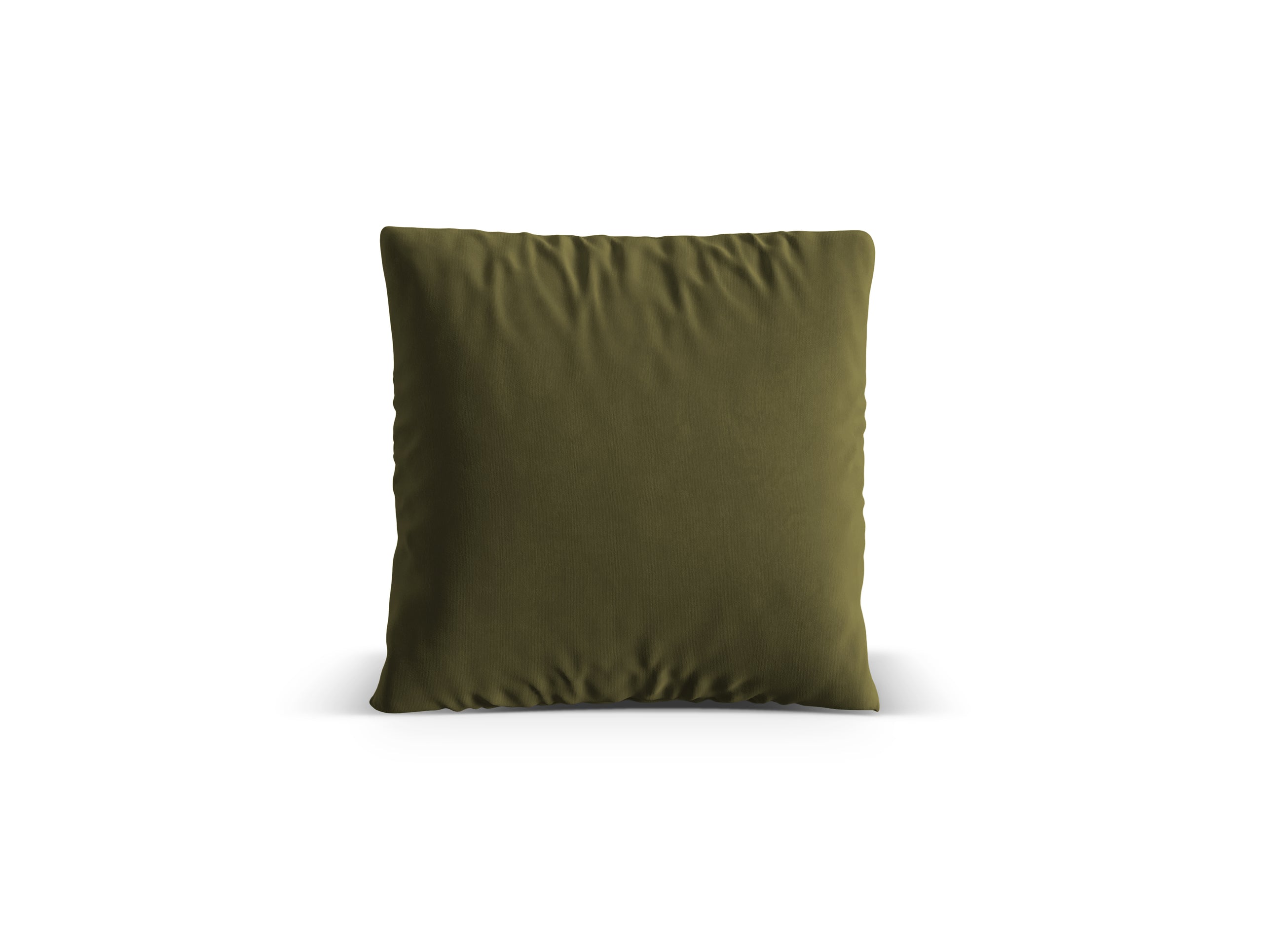 Micadoni Nuria dekoratívny vankúš 70 × 70 × 15 cm - Zamat Paris Forest (Parfor) - MACHOVOZELENÝ MELÍR - 50 × 50 × 19 cm