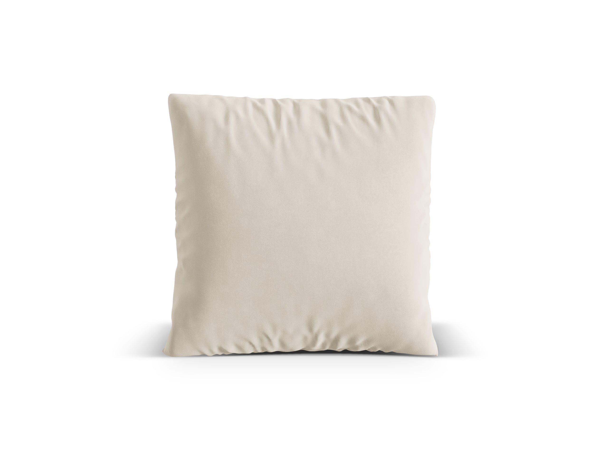 Micadoni Nuria dekoratívny vankúš 70 × 70 × 15 cm - Zamat Paris Cream (Paricre) - BÉŽOVÁ - 70 × 70 × 15 cm