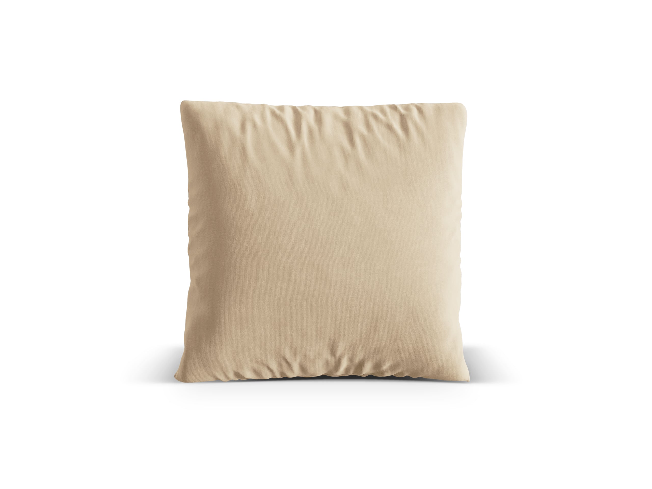 Micadoni Nuria dekoratívny vankúš 70 × 70 × 15 cm - Zamat Paris Beige (Paribei) - TELOVÁ - 70 × 70 × 15 cm