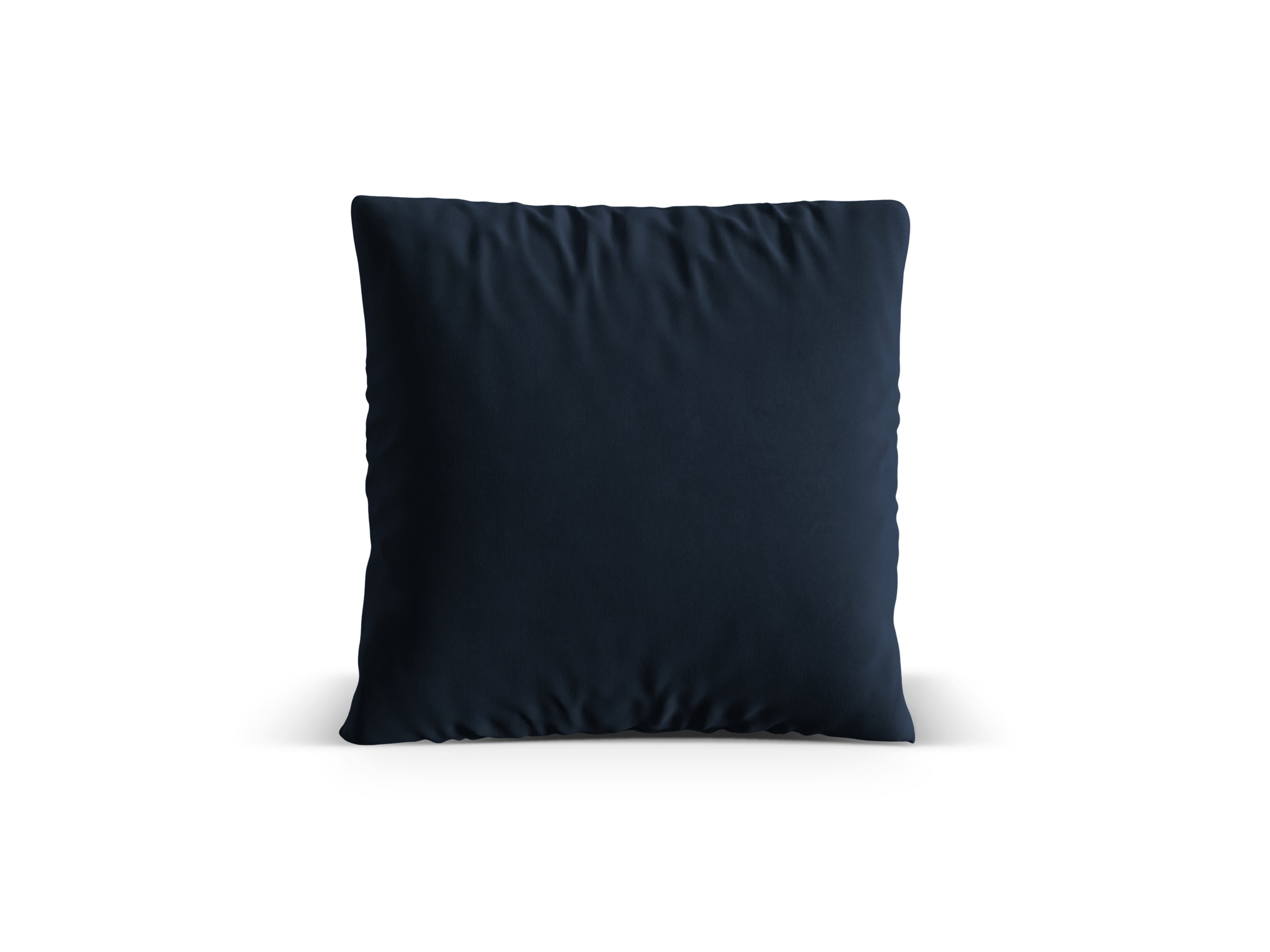 Micadoni Nuria dekoratívny vankúš 70 × 70 × 15 cm - Zamat Paris Deep Blue (Paridb) - TMAVOMODRÁ - 70 × 70 × 15 cm