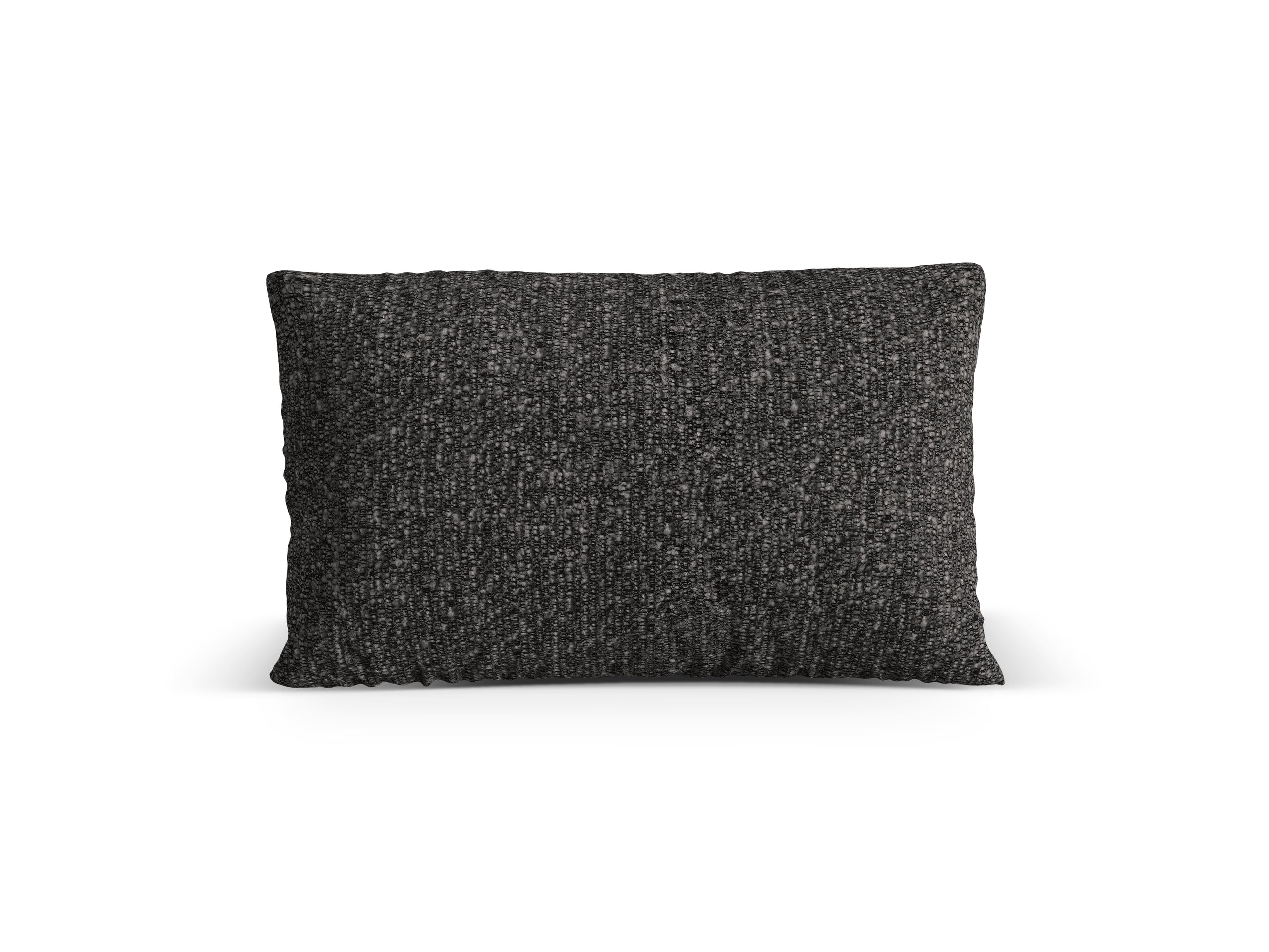 Micadoni Nuria dekoratívny vankúš 60 × 40 × 17 cm - Buklé Monet Anthracite (Moan) - ANTRACITOVÁ - 60 × 40 × 17 cm
