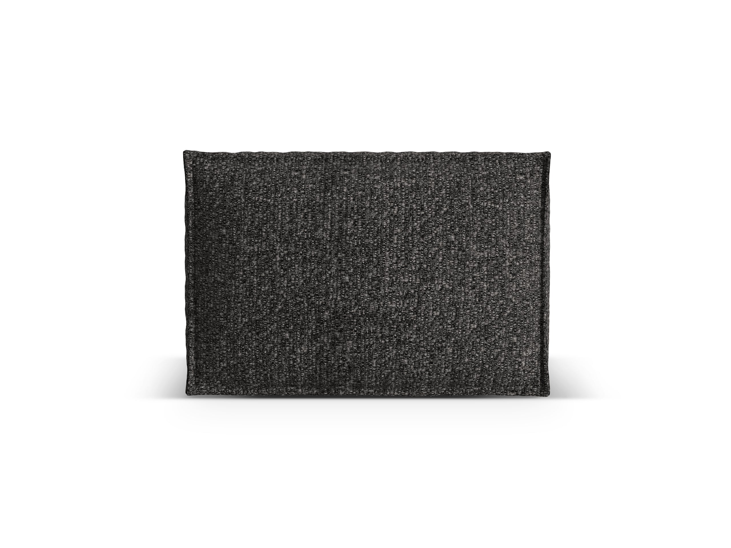 Micadoni Nuria dekoratívny vankúš 60 × 40 × 26 cm - Buklé Monet Anthracite (Moan) - ANTRACITOVÁ - 60 × 40 × 26 cm