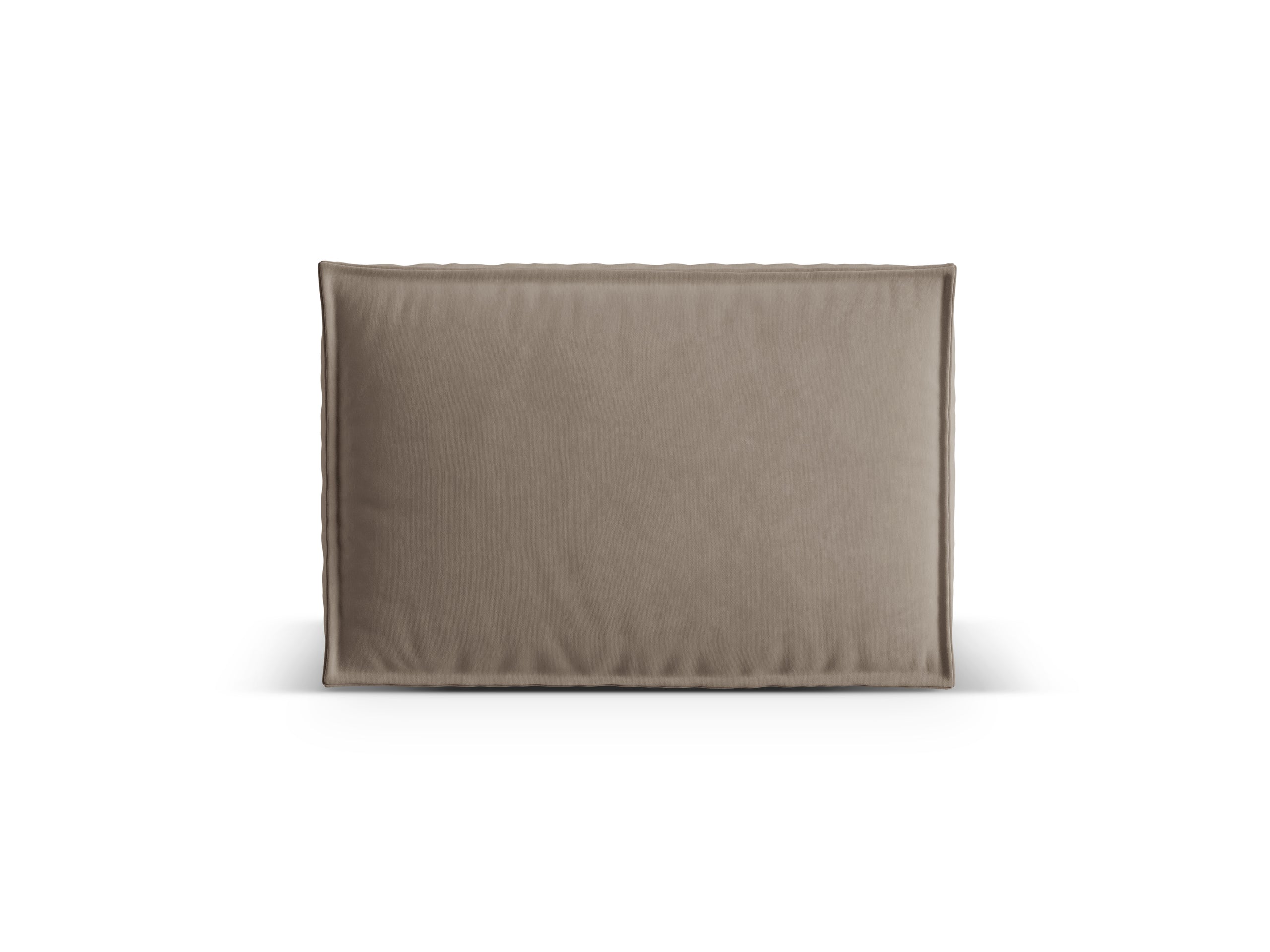 Micadoni Nuria dekoratívny vankúš 60 × 40 × 26 cm - Zamat Paris Khaki (Parikha) - TEPLÁ SIVÁ - 60 × 40 × 26 cm