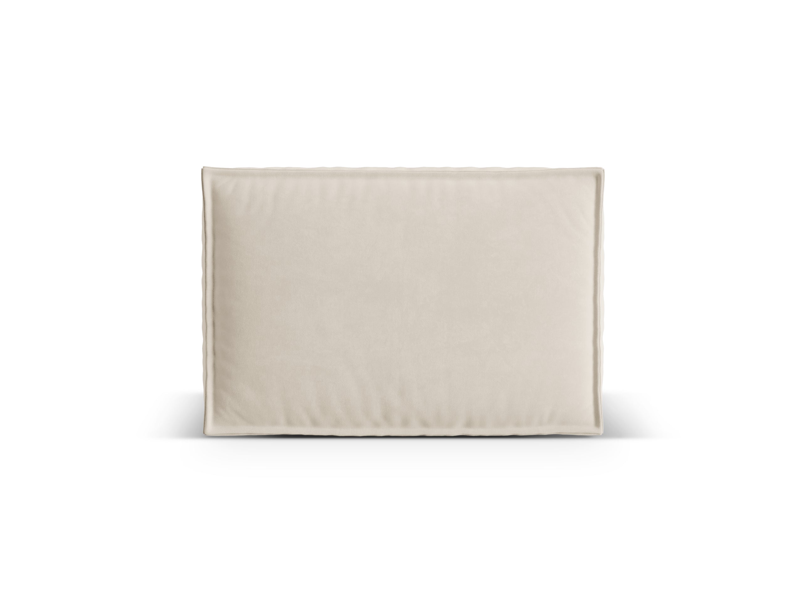 Micadoni Nuria dekoratívny vankúš 60 × 40 × 19 cm - Zamat Paris Cream (Paricre) - BÉŽOVÁ - 60 × 40 × 19 cm