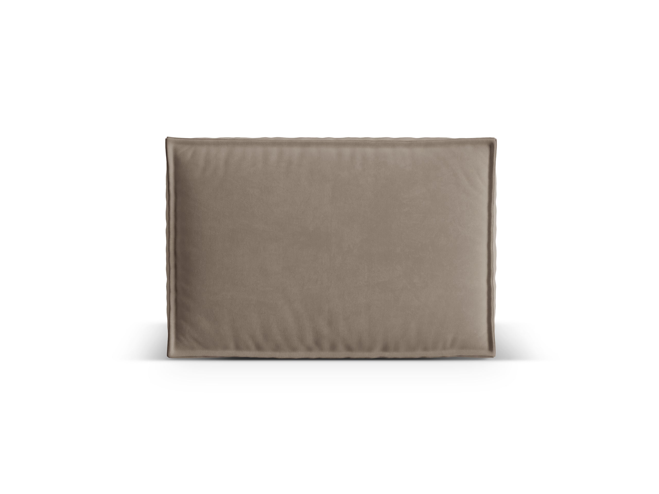 Micadoni Nuria dekoratívny vankúš 60 × 40 × 19 cm - Zamat Paris Khaki (Parikha) - TEPLÁ SIVÁ - 60 × 40 × 19 cm