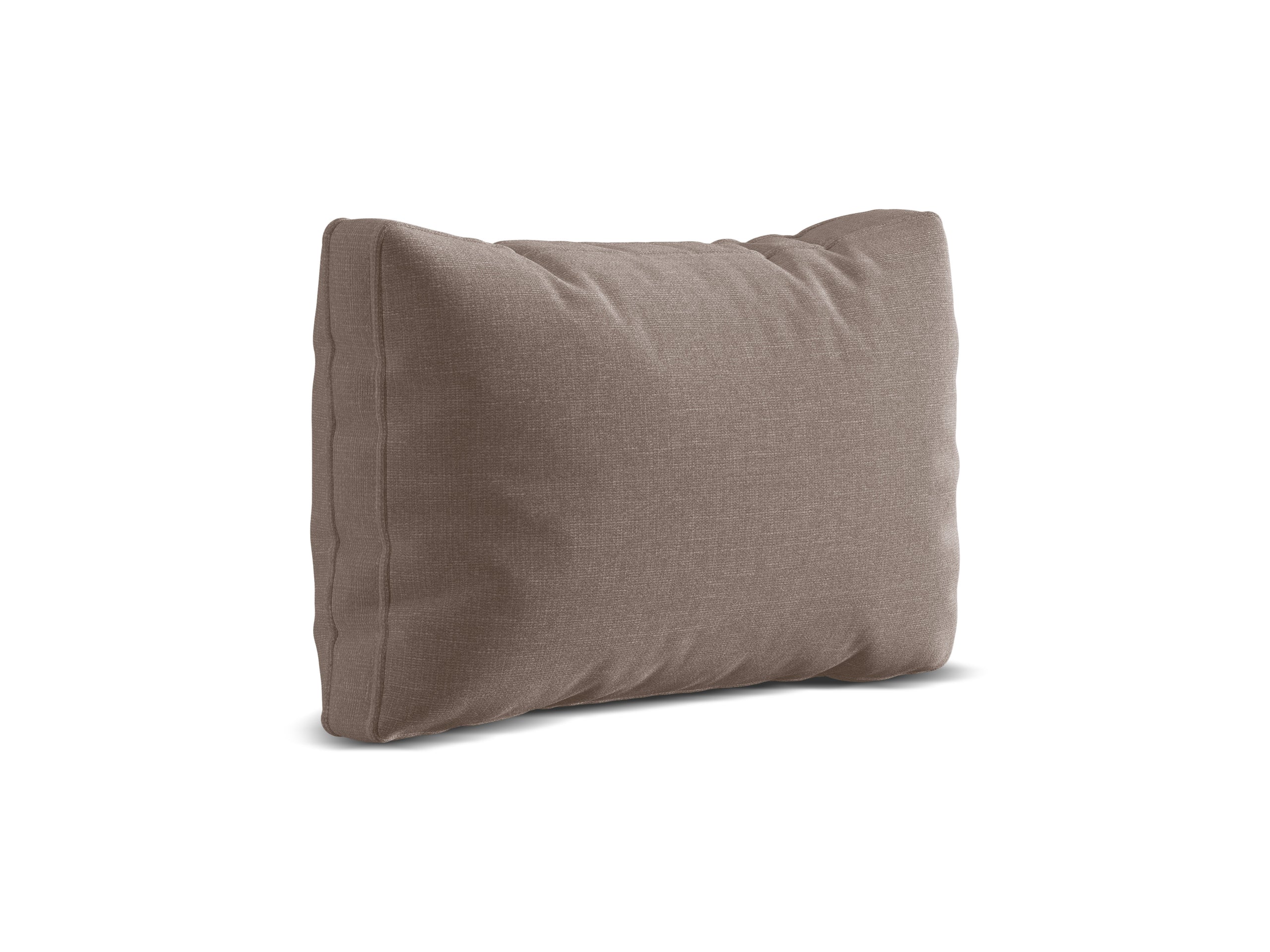 Micadoni Dreamy dekoratívny vankúš 55 × 40 × 10 cm - Štrukturovaná látka Liberty 5 (Lib5) - KAPUČÍNOVÁ - 55 × 40 × 10 cm