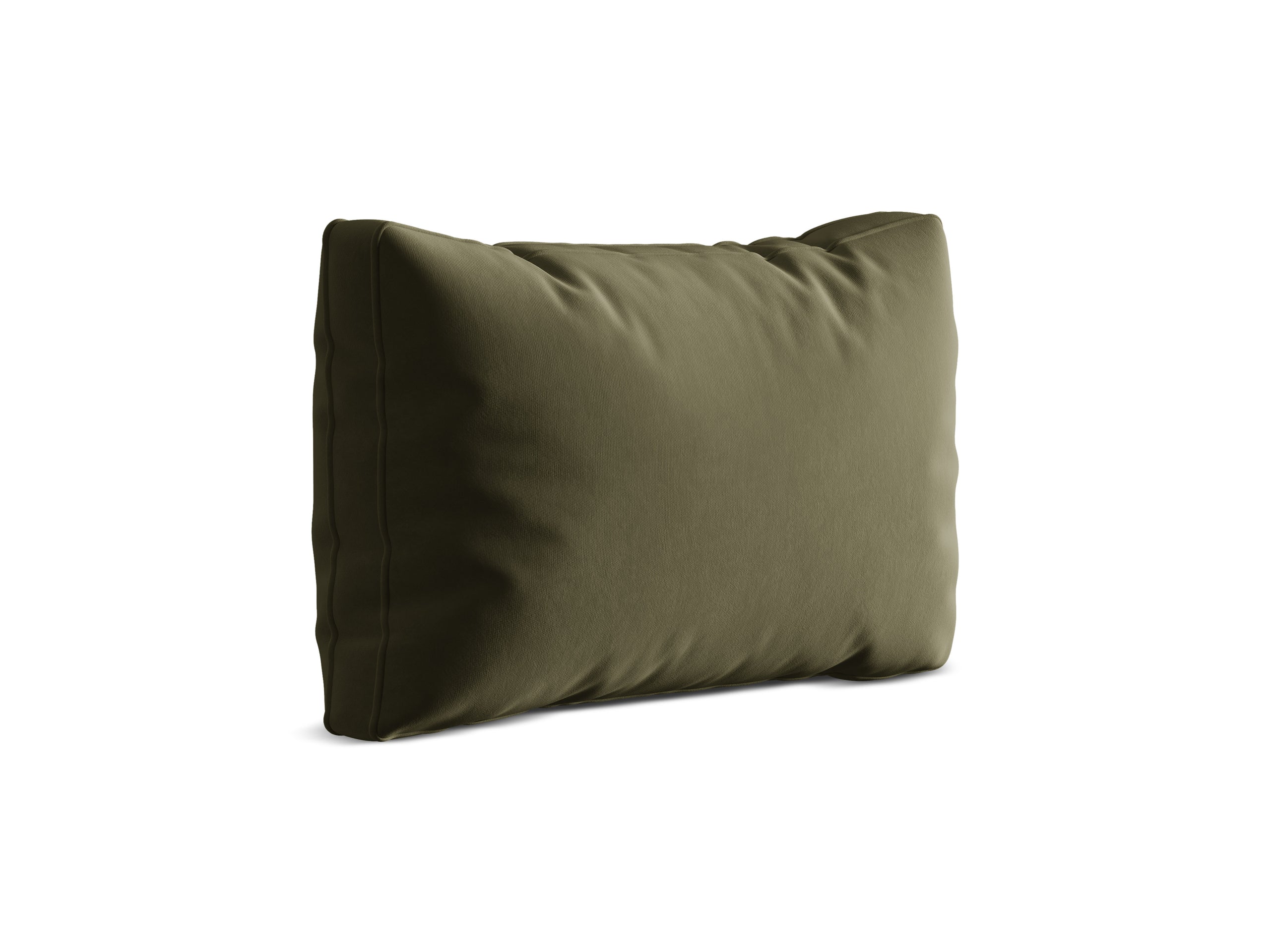 Micadoni Dreamy dekoratívny vankúš 55 × 40 × 10 cm - Zamat Salvador 08 (Sal08) - ZELENÁ - 55 × 40 × 10 cm