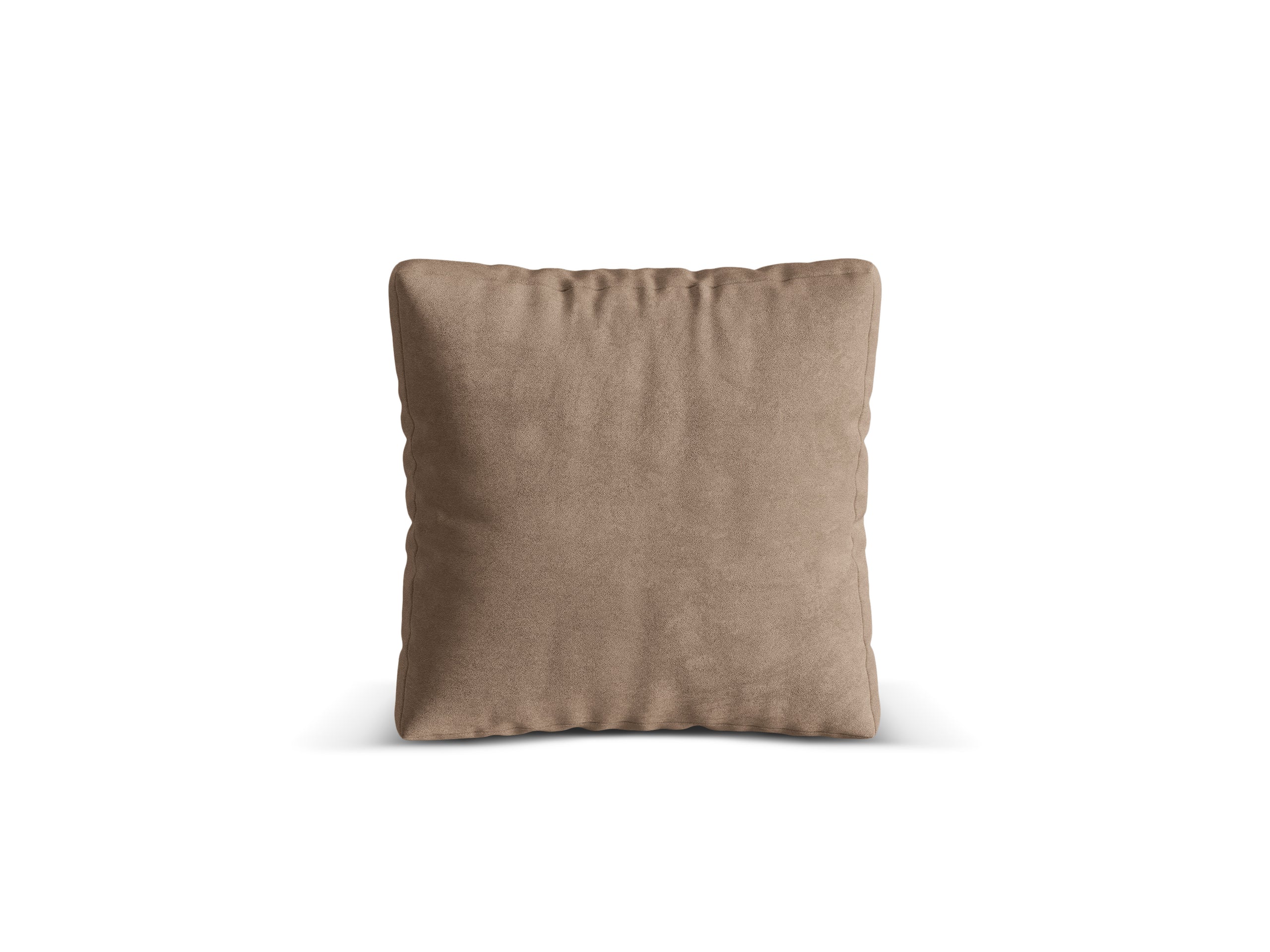 Micadoni Martina dekoratívny vankúš 65 × 65 × 4 cm - Zamat Vogue 3 (Vog3) - TMAVOBÉŽOVÁ - 40 × 40 × 4 cm