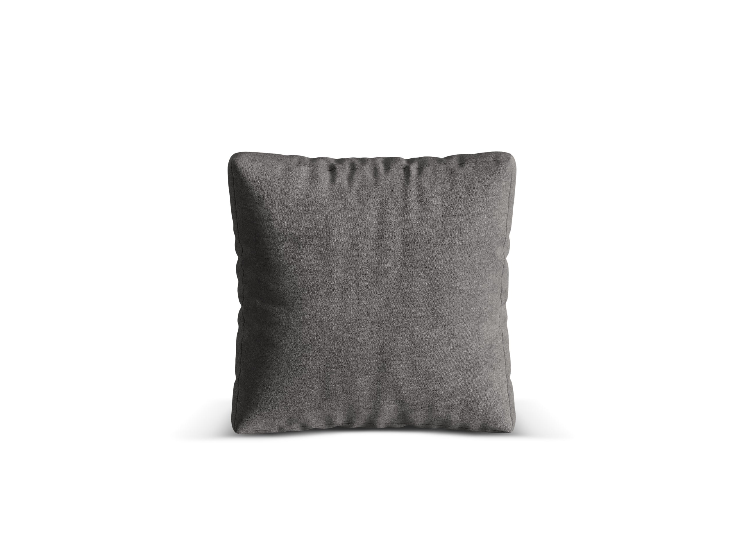 Micadoni Martina dekoratívny vankúš 65 × 65 × 4 cm - Zamat Vogue 15 (Vog15) - SIVÁ - 40 × 40 × 4 cm