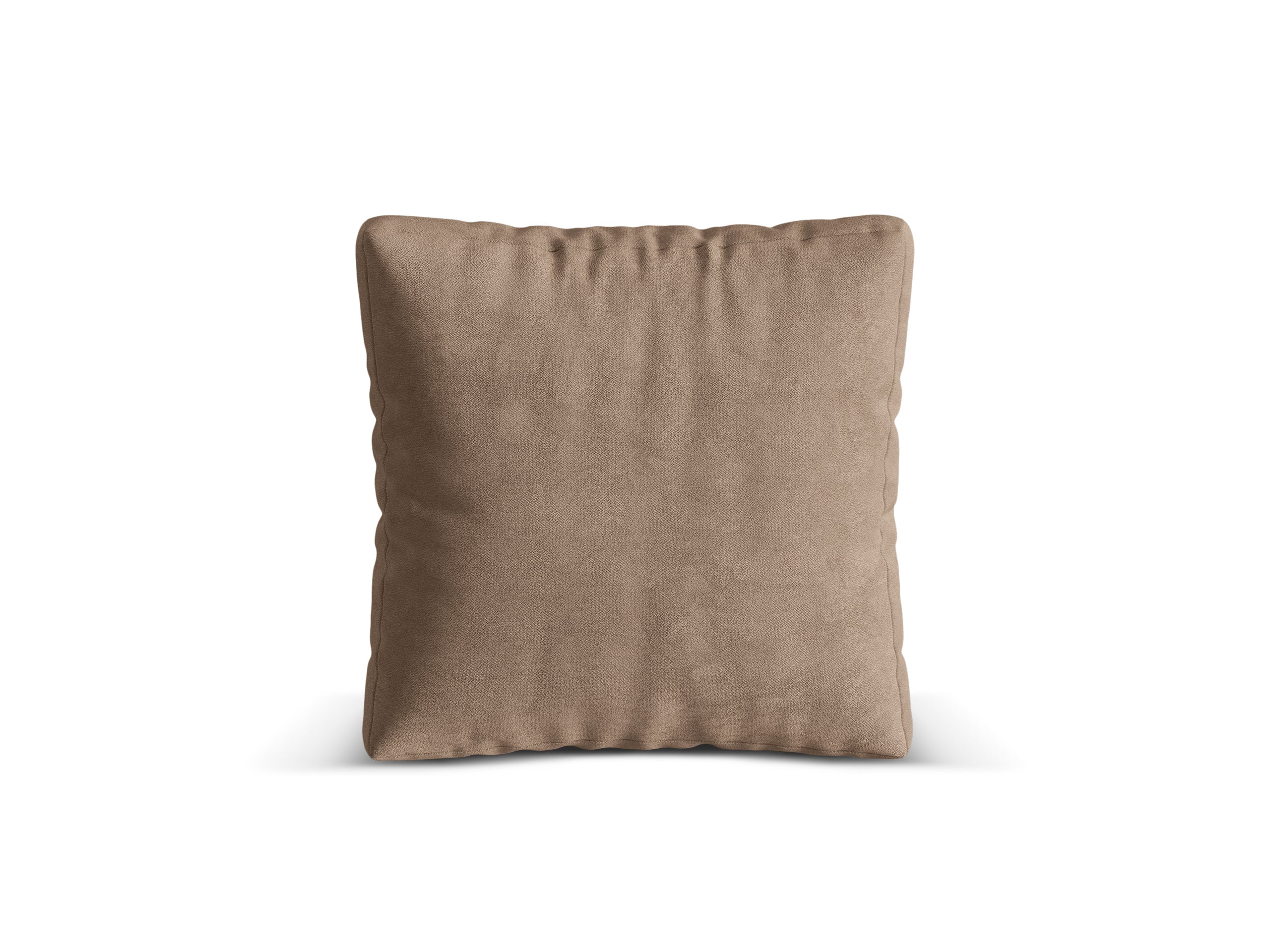 Micadoni Martina dekoratívny vankúš 65 × 65 × 4 cm - Zamat Vogue 3 (Vog3) - TMAVOBÉŽOVÁ - 55 × 55 × 4 cm