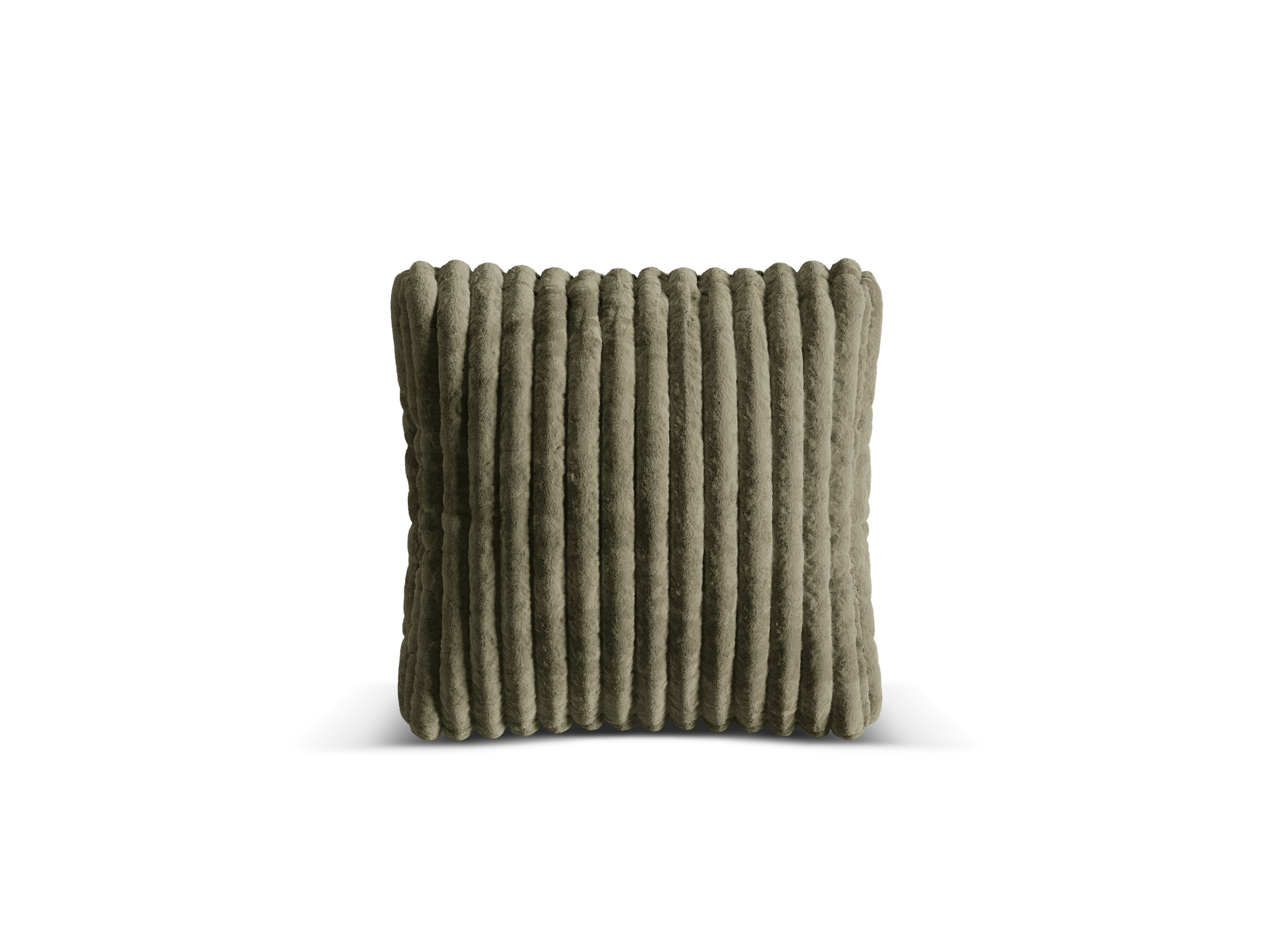 Micadoni Martina dekoratívny vankúš 65 × 65 × 4 cm - Menčester Tilia 37 (Til37) - MACHOVOZELENÁ - 40 × 40 × 4 cm
