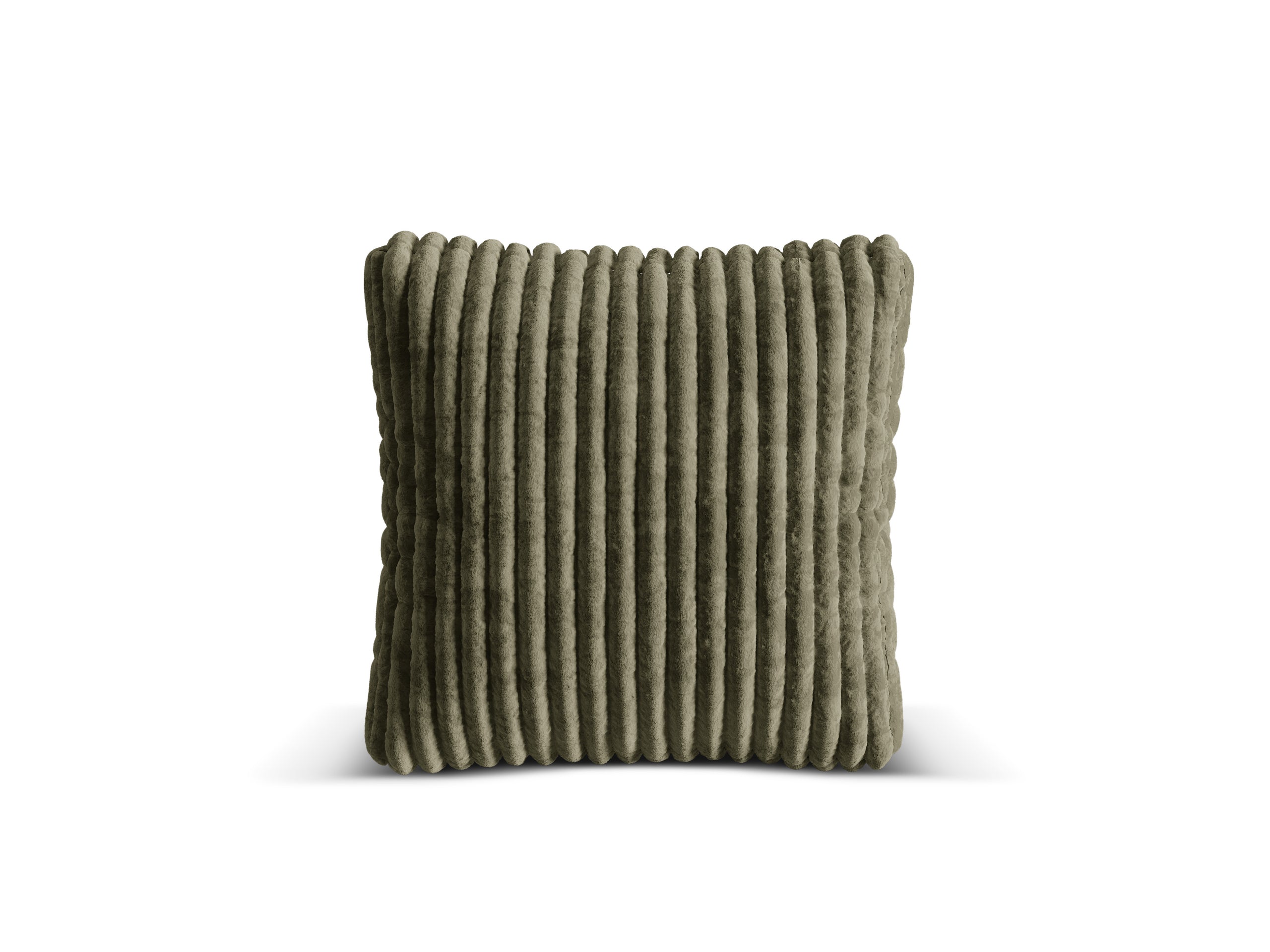 Micadoni Martina dekoratívny vankúš 65 × 65 × 4 cm - Menčester Tilia 37 (Til37) - MACHOVOZELENÁ - 65 × 65 × 4 cm