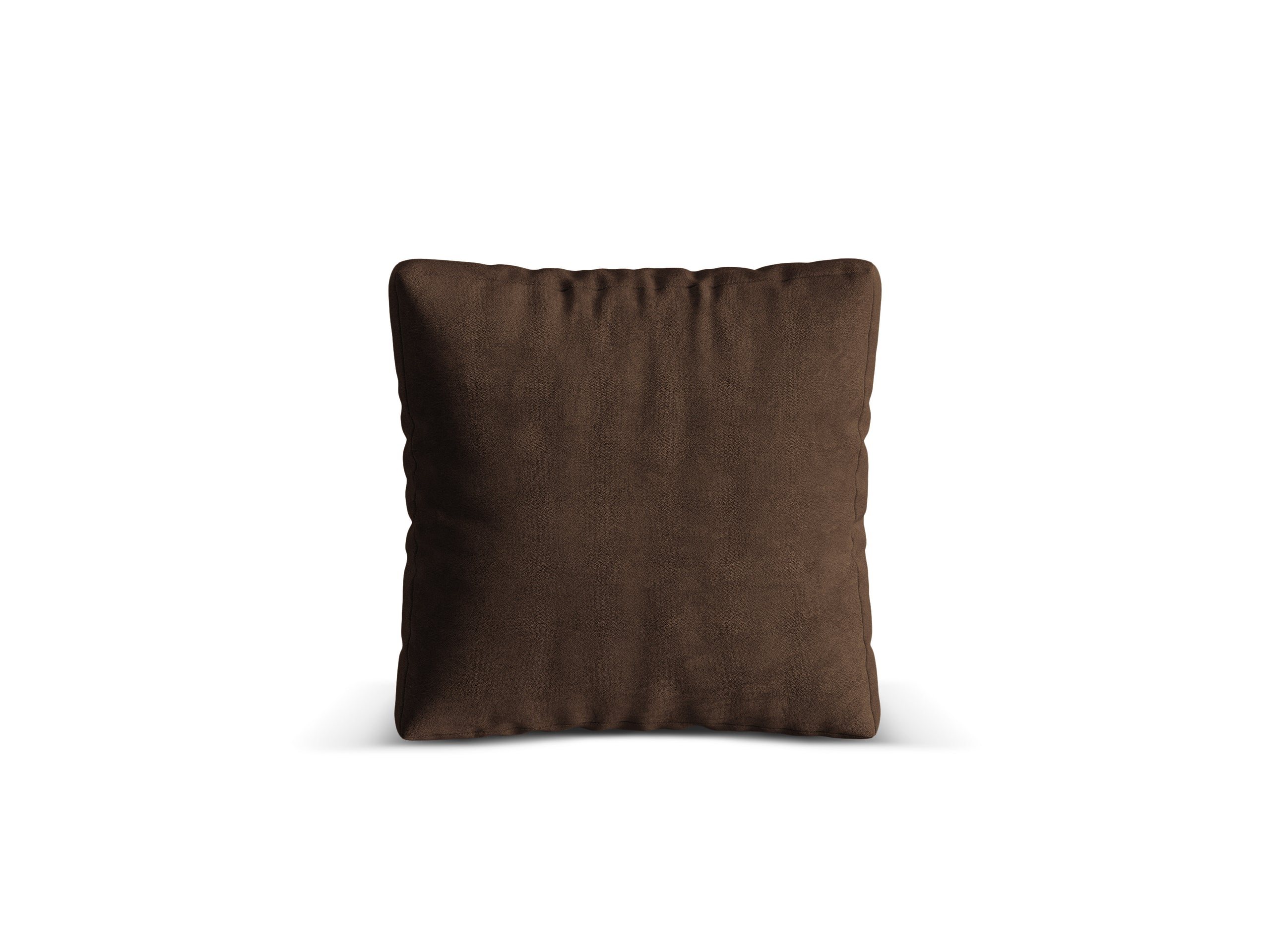 Micadoni Martina dekoratívny vankúš 65 × 65 × 4 cm - Zamat Vogue 6 (Vog6) - ČOKOLÁDOVÁ - 40 × 40 × 4 cm