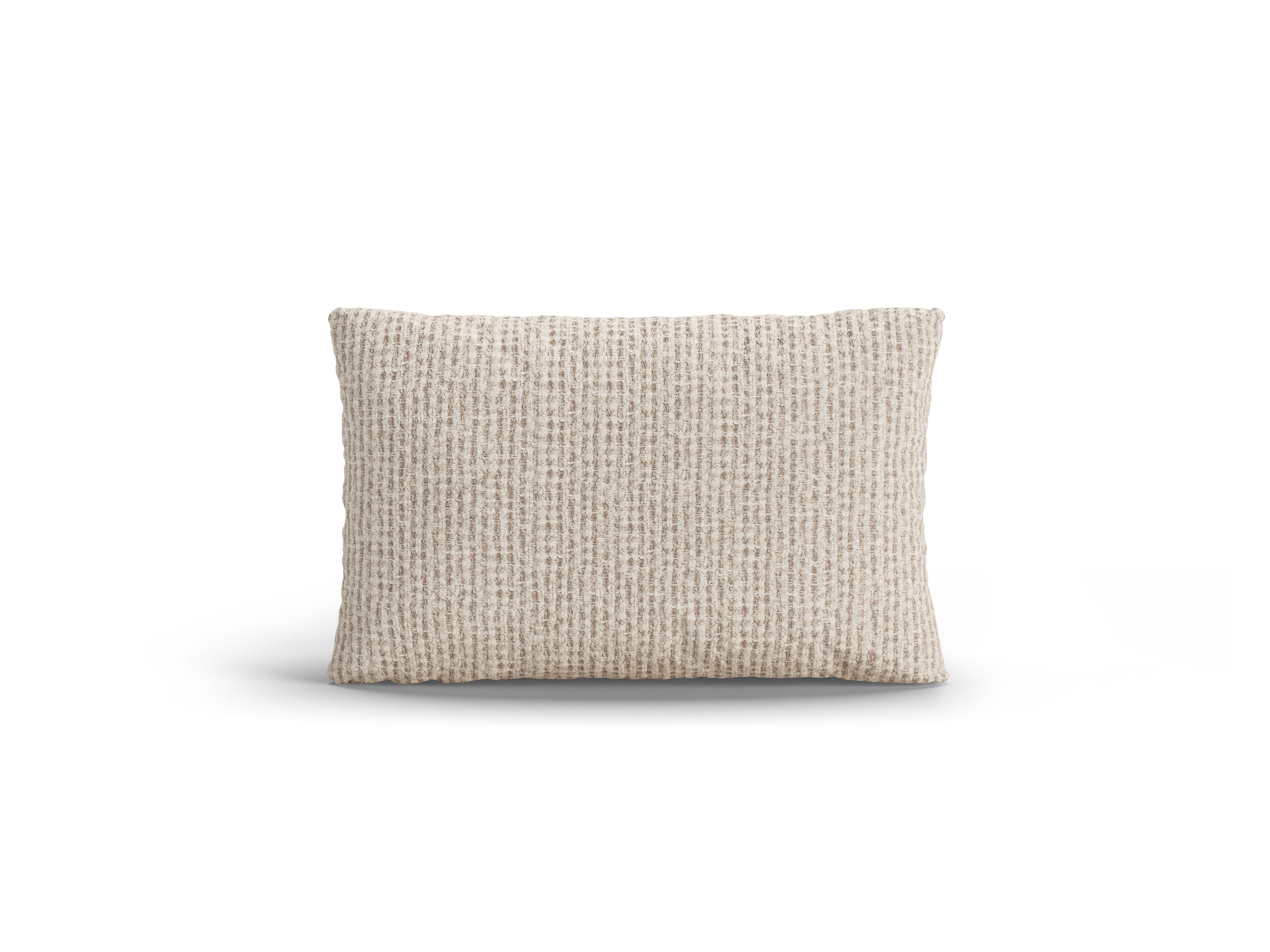Micadoni Poppy dekoratívny vankúš 50 × 30 × 10 cm - Ženilka SILENCIO 06 (Sil06) - SVETLOBÉŽOVÁ - 50 × 30 × 10 cm