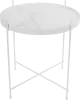Zuiver Cupid príručný stolík - Biely mramor
