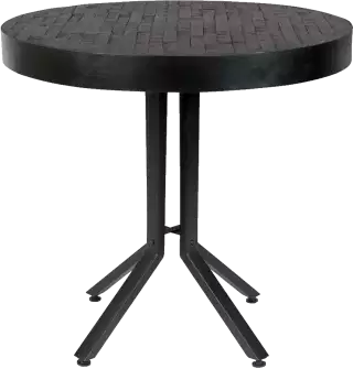 WL-Living Maze bistro stôl - Čierna, Okrúhly