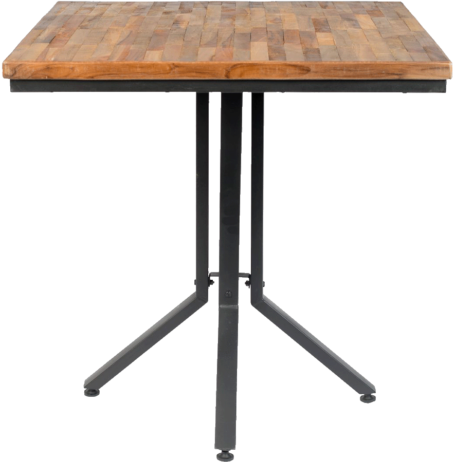 WL-Living Maze bistro stôl - Drevo, Štvorcový