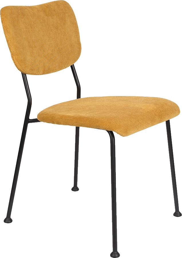 Zuiver Benson dizajnové stoličky - Okrová, Bez podrúčok