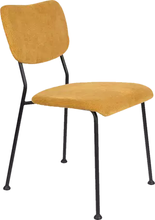 Zuiver Benson dizajnové stoličky - Okrová, Bez podrúčok