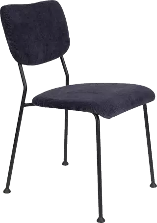 Zuiver Benson dizajnové stoličky - Tmavomodrá, Bez podrúčok