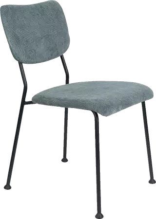 Zuiver Benson dizajnové stoličky - Sivomodrá, Bez podrúčok