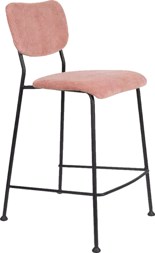 Zuiver Benson barová a pultová stolička - Ružová, Pultová