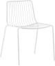 Pedrali Nolita 3650 a 3655 záhradné stoličky - Biela, Bez podrúčok