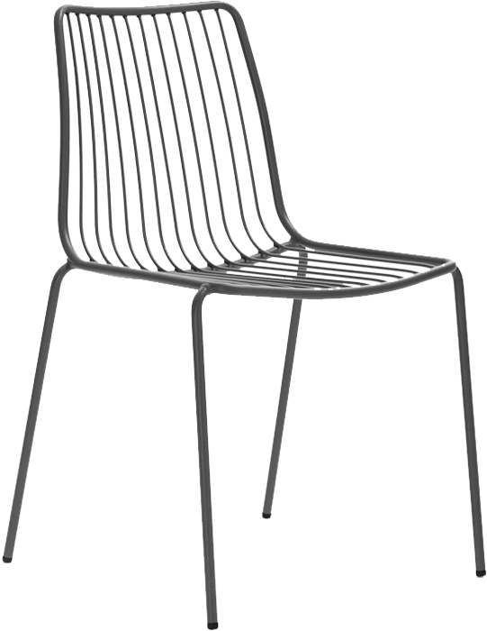 Pedrali Nolita 3651 a 3656 dizajnové stoličky - Antracitová; Bez podrúčok