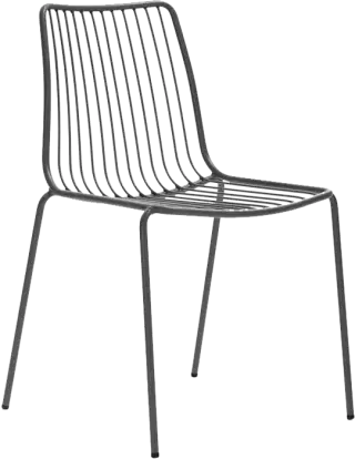 Pedrali Nolita 3651 a 3656 dizajnové stoličky - Antracitová; Bez podrúčok