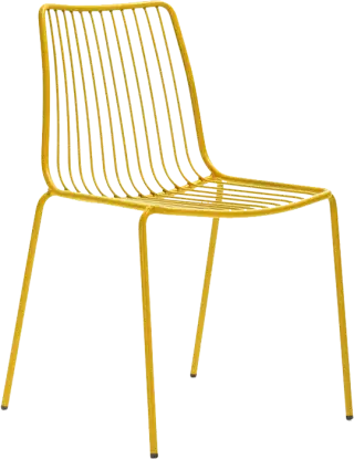 Pedrali Nolita 3651 a 3656 dizajnové stoličky - Žltá, Bez podrúčok