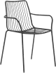 Pedrali Nolita 3651 a 3656 dizajnové stoličky - Antracitová, S podrúčkami