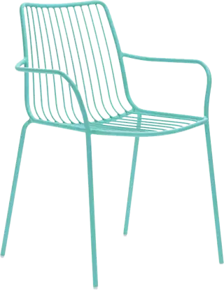 Pedrali Nolita 3651 a 3656 dizajnové stoličky - Bledomodrá, S podrúčkami