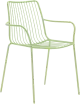 Pedrali Nolita 3651 a 3656 dizajnové stoličky - Zelená, S podrúčkami